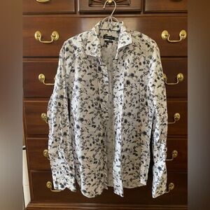 Men’s Bugatchi floral button down shirt